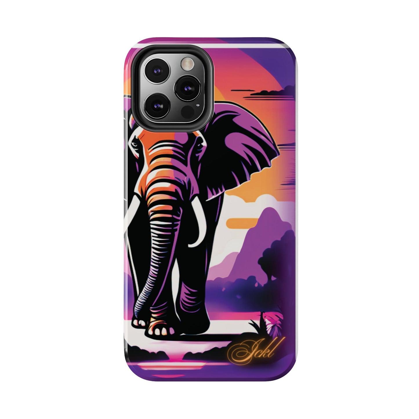 Phone Case - Sunset Elephant Grace and Love Design