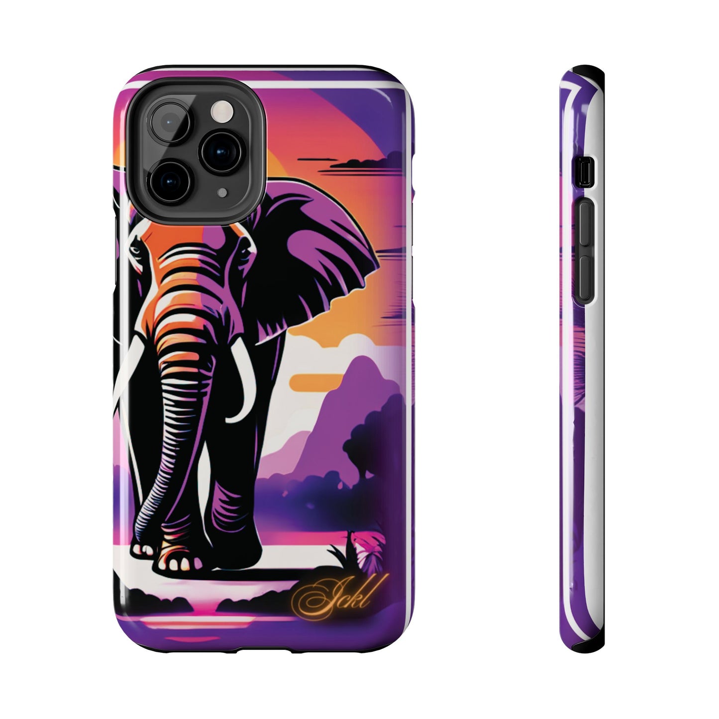 Phone Case - Sunset Elephant Grace and Love Design