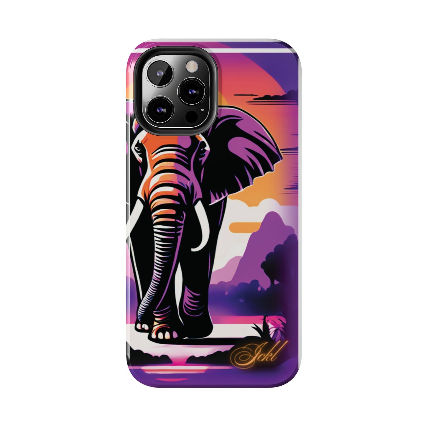 Phone Case - Sunset Elephant Grace and Love Design