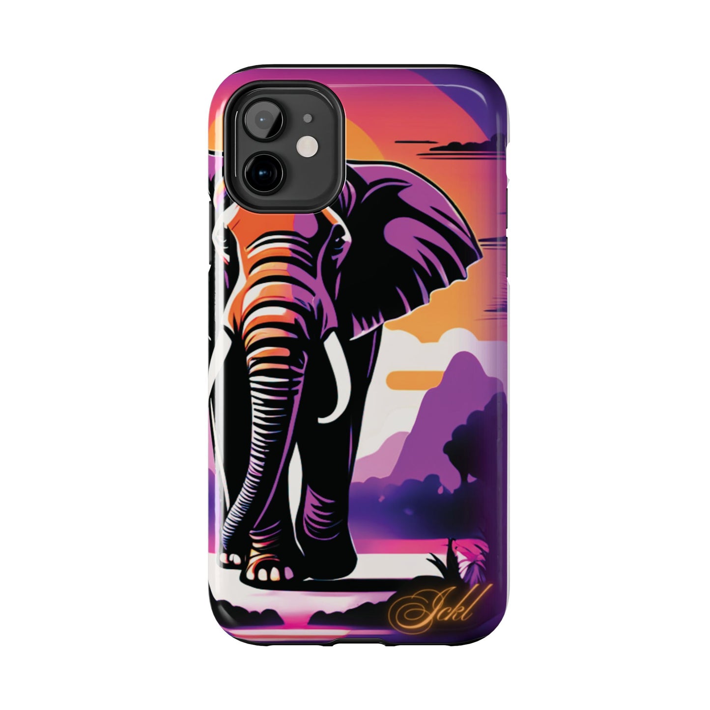Phone Case - Sunset Elephant Grace and Love Design
