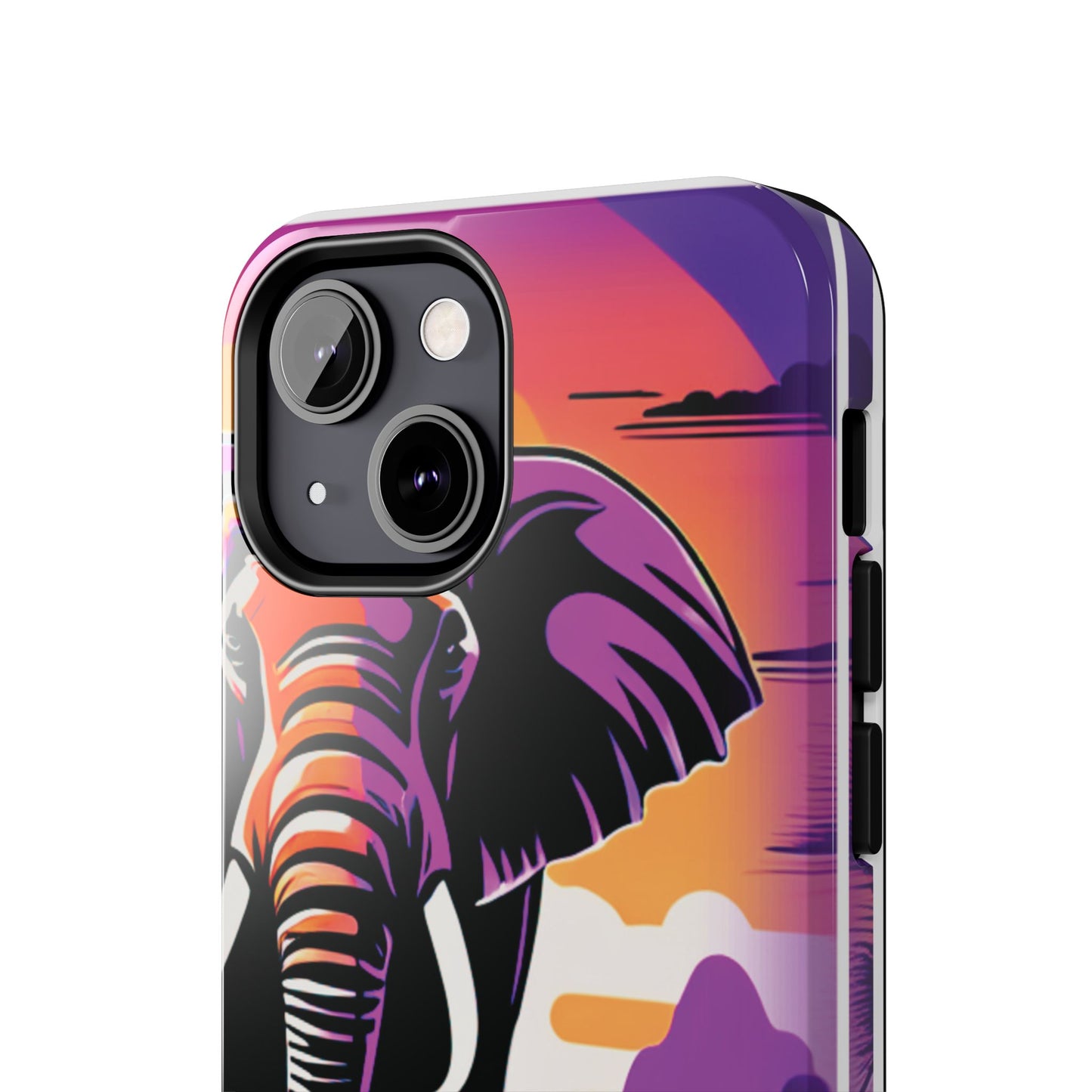 Phone Case - Sunset Elephant Grace and Love Design