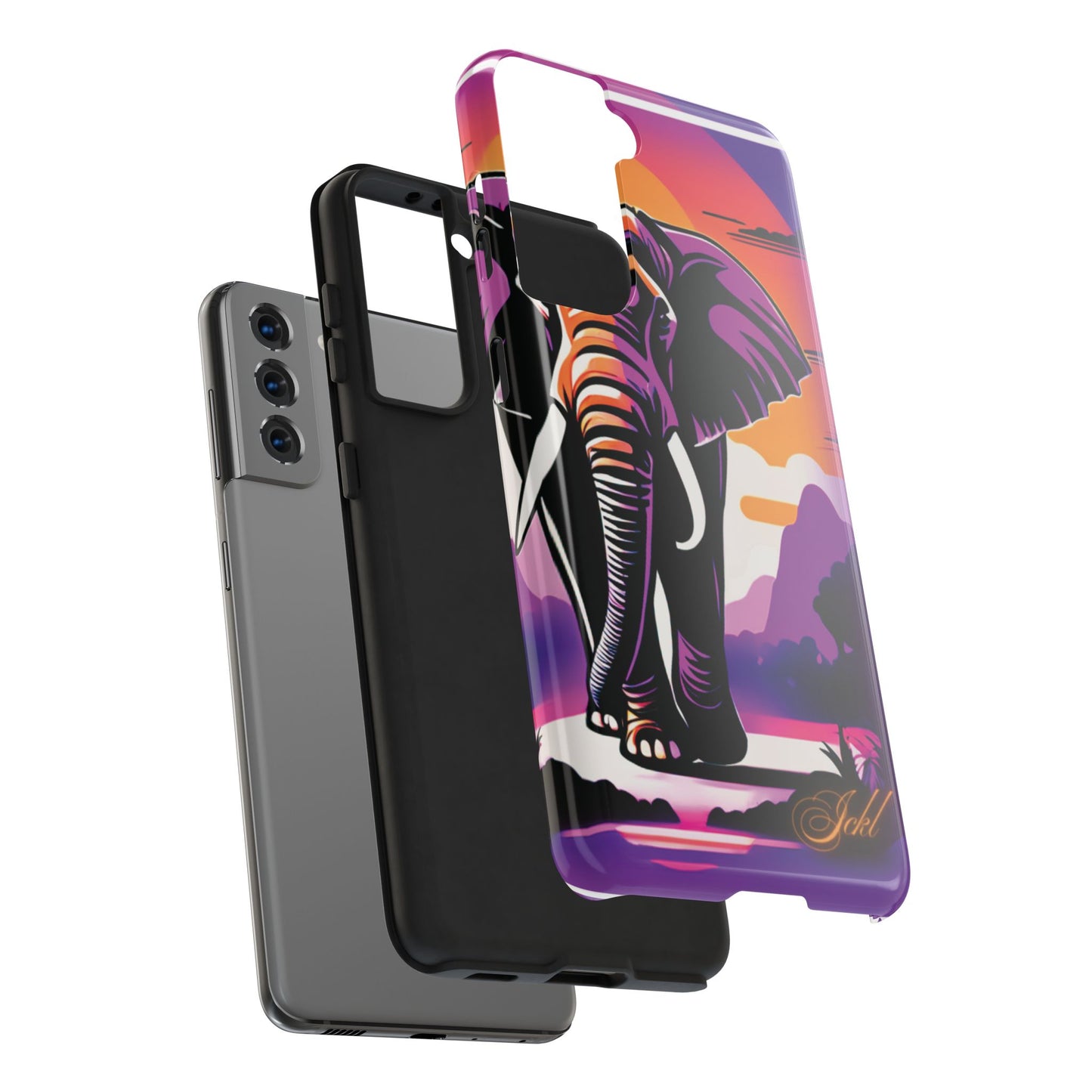 Phone Case - Sunset Elephant Grace and Love Design