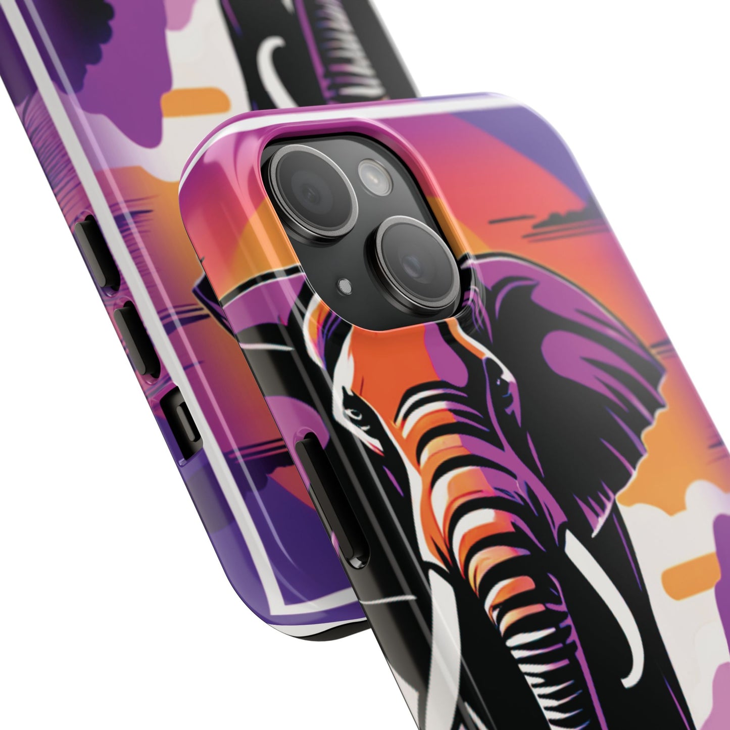 Phone Case - Sunset Elephant Grace and Love Design
