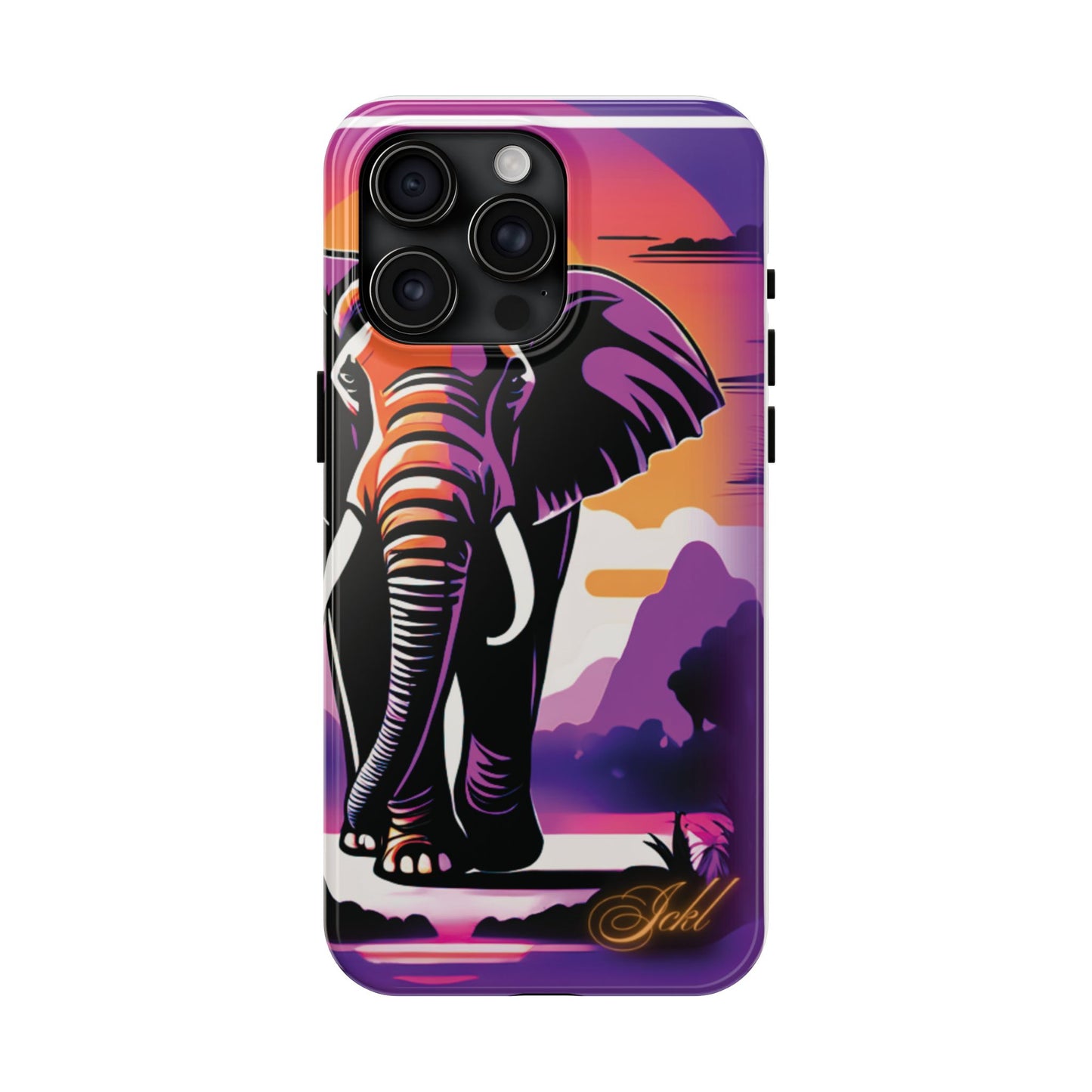 Phone Case - Sunset Elephant Grace and Love Design