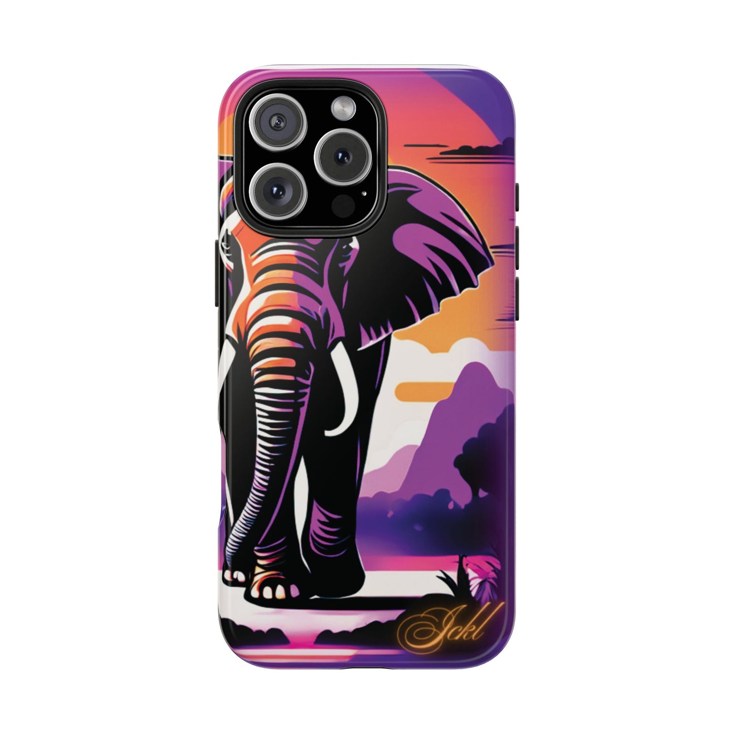 Phone Case - Sunset Elephant Grace and Love Design