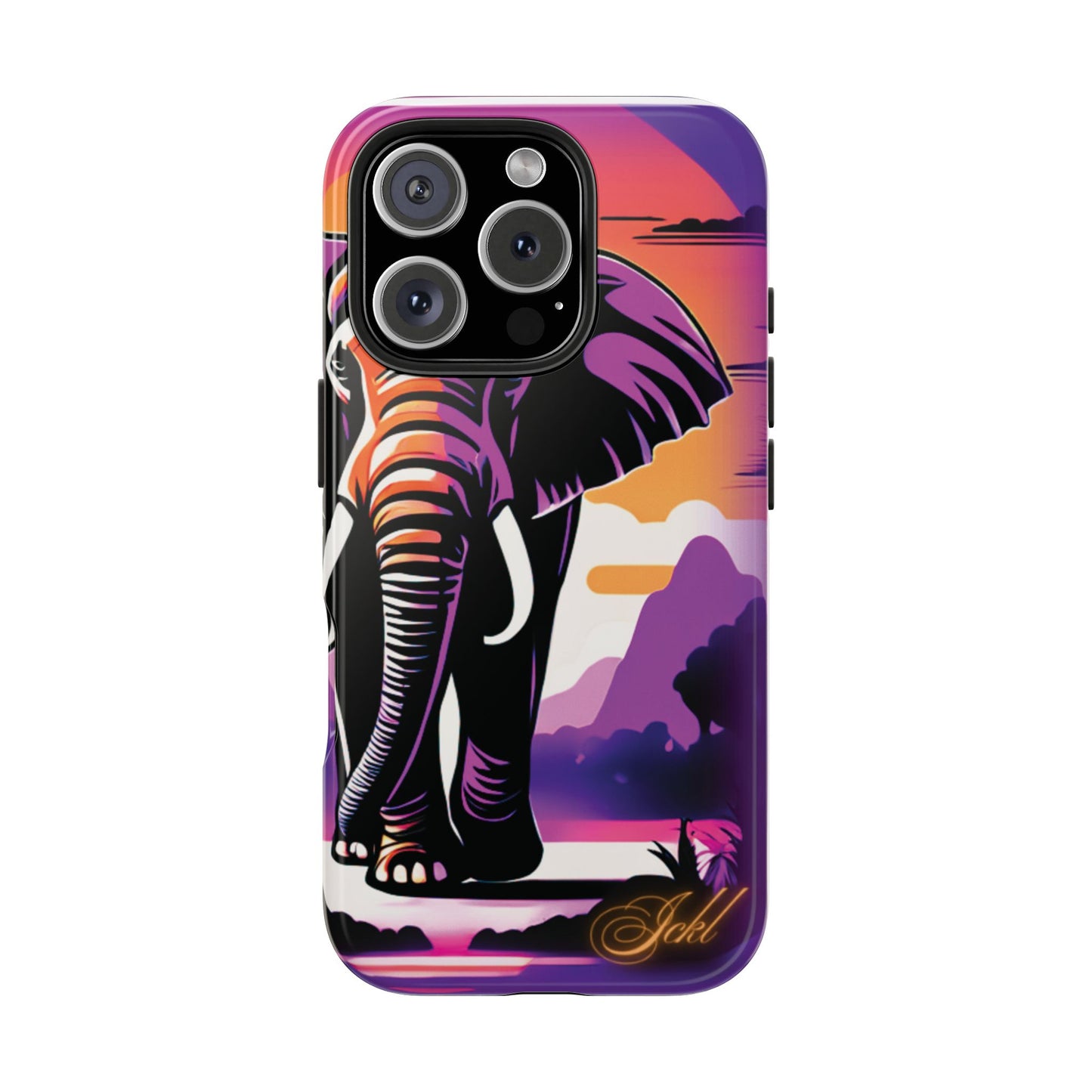 Phone Case - Sunset Elephant Grace and Love Design