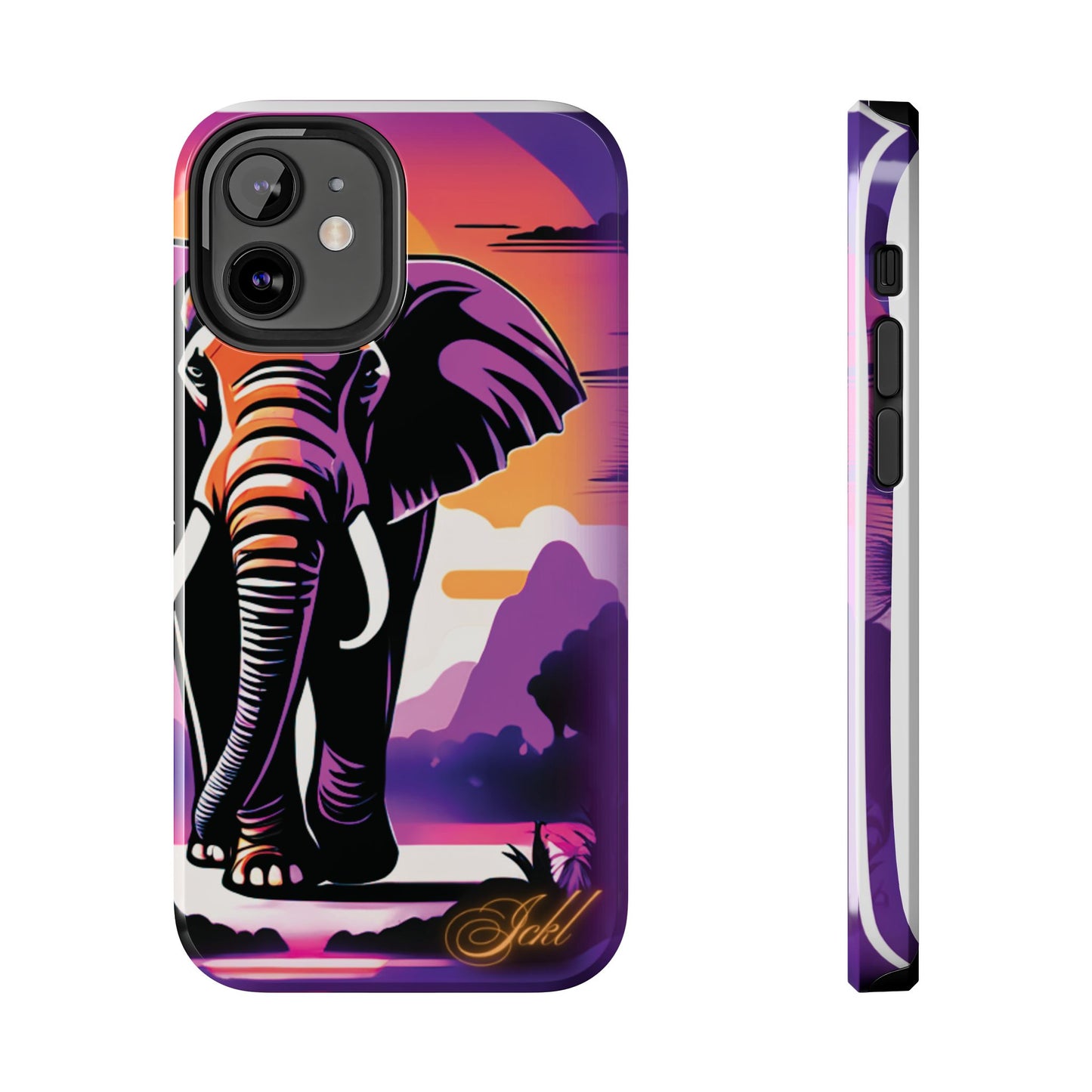 Phone Case - Sunset Elephant Grace and Love Design