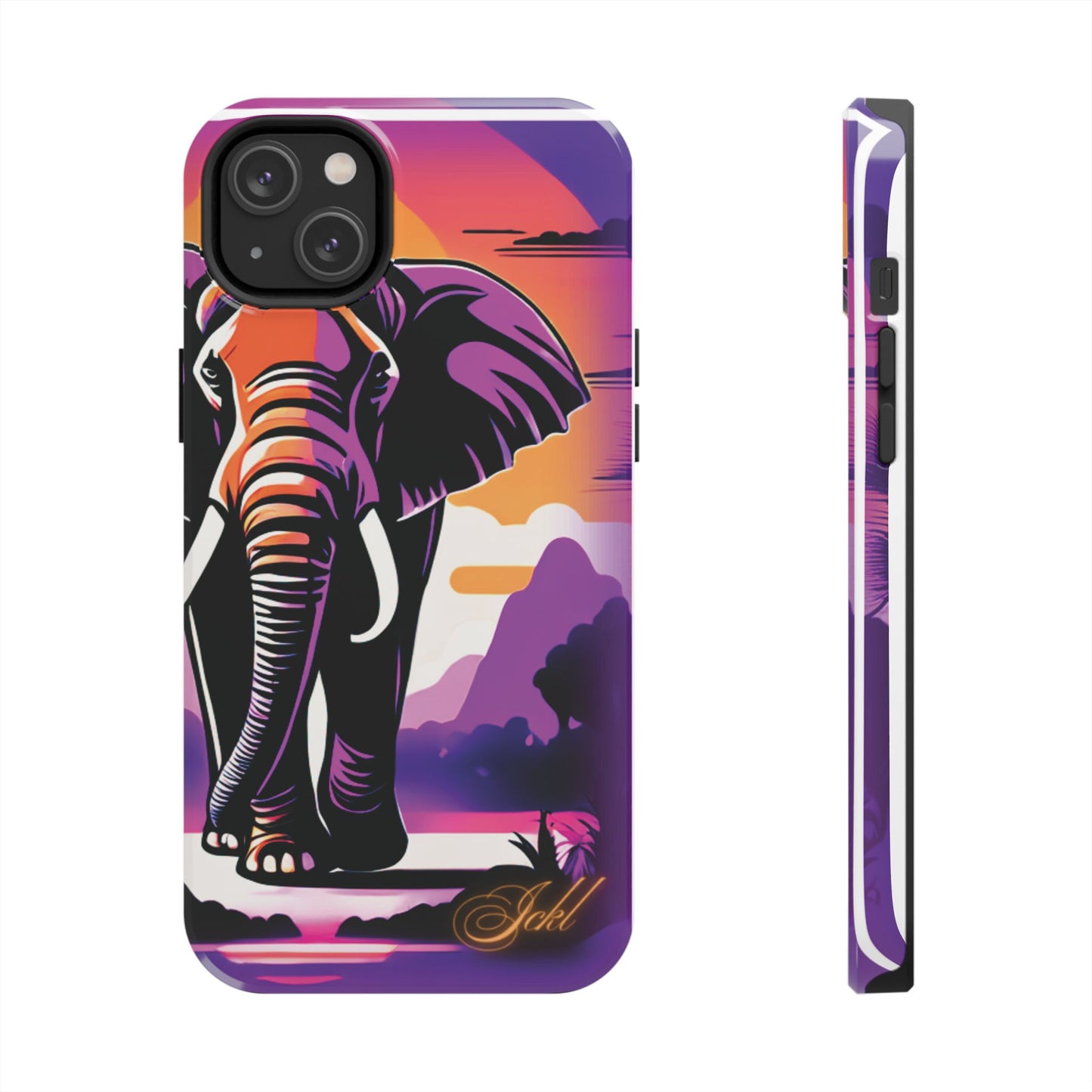 Phone Case - Sunset Elephant Grace and Love Design