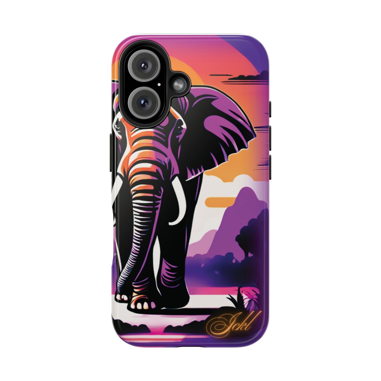 Phone Case - Sunset Elephant Grace and Love Design