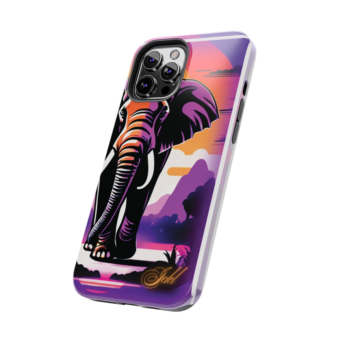 Phone Case - Sunset Elephant Grace and Love Design