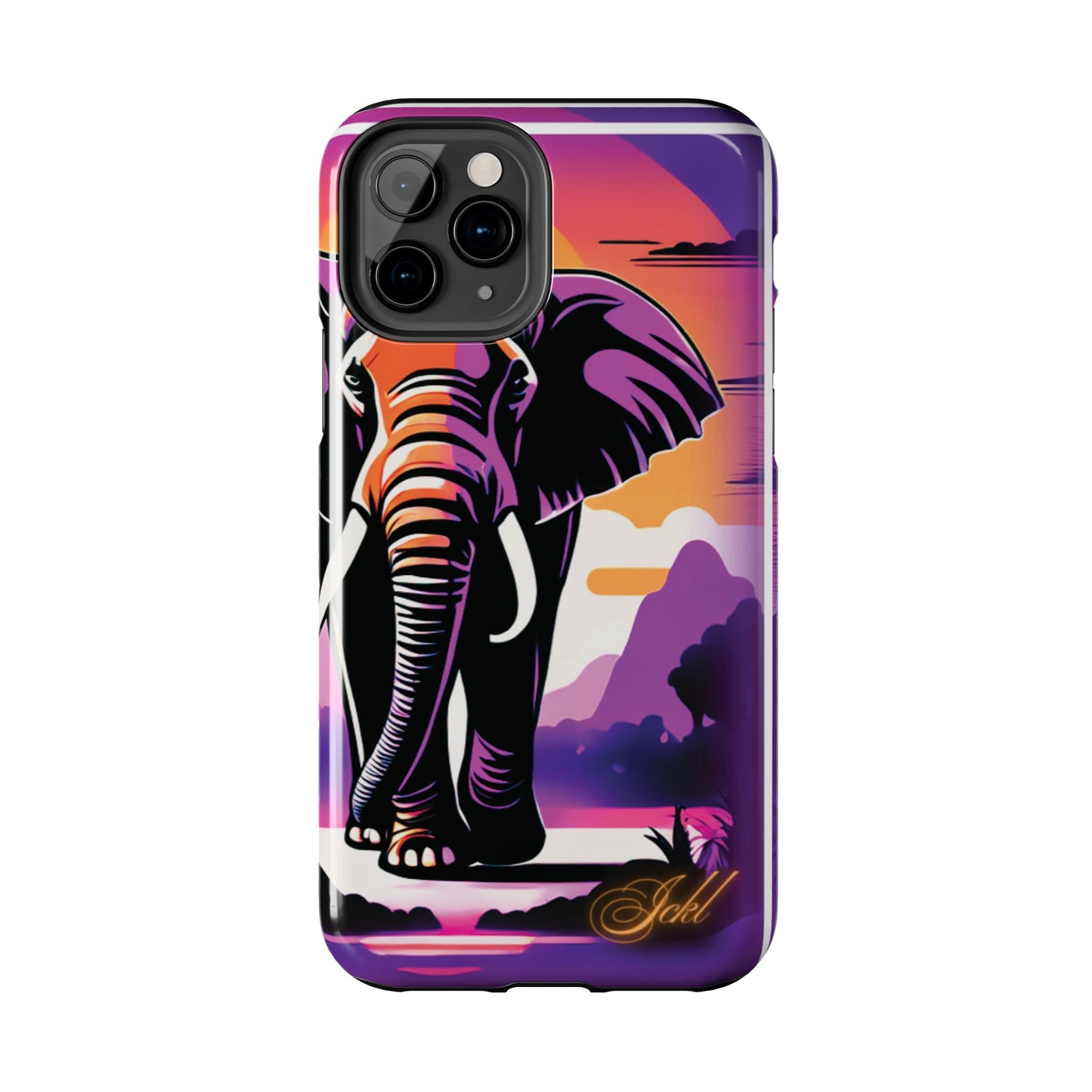 Phone Case - Sunset Elephant Grace and Love Design