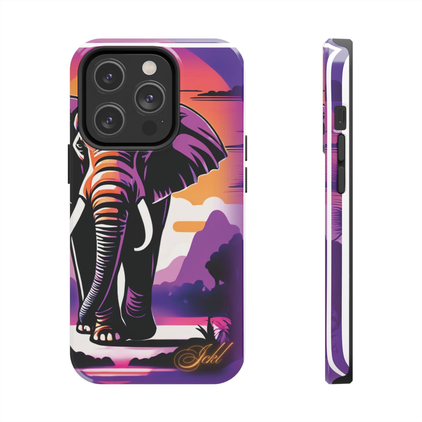 Phone Case - Sunset Elephant Grace and Love Design