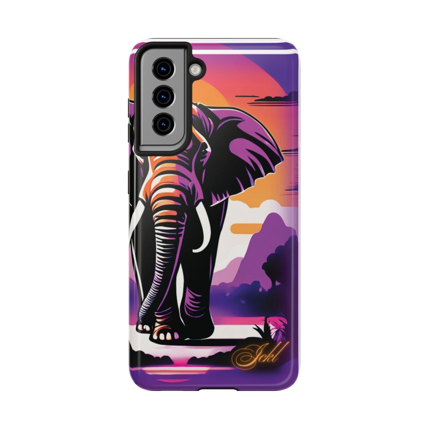 Phone Case - Sunset Elephant Grace and Love Design