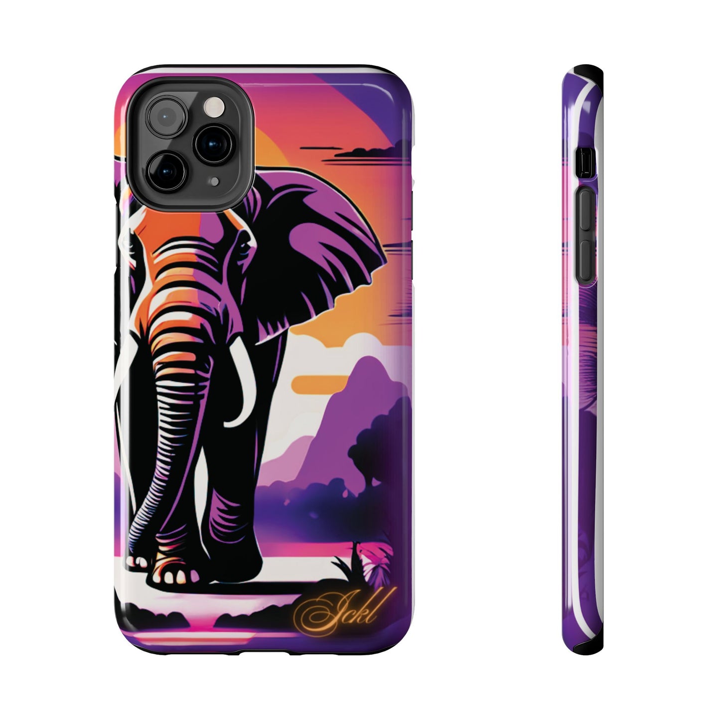 Phone Case - Sunset Elephant Grace and Love Design