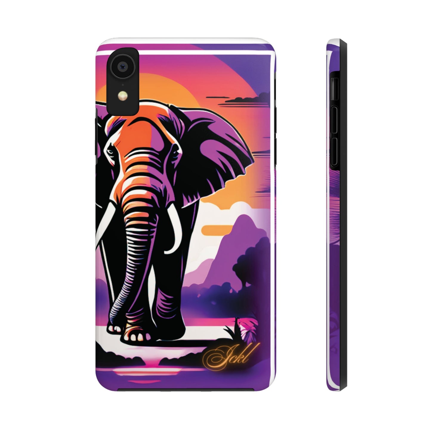 Phone Case - Sunset Elephant Grace and Love Design