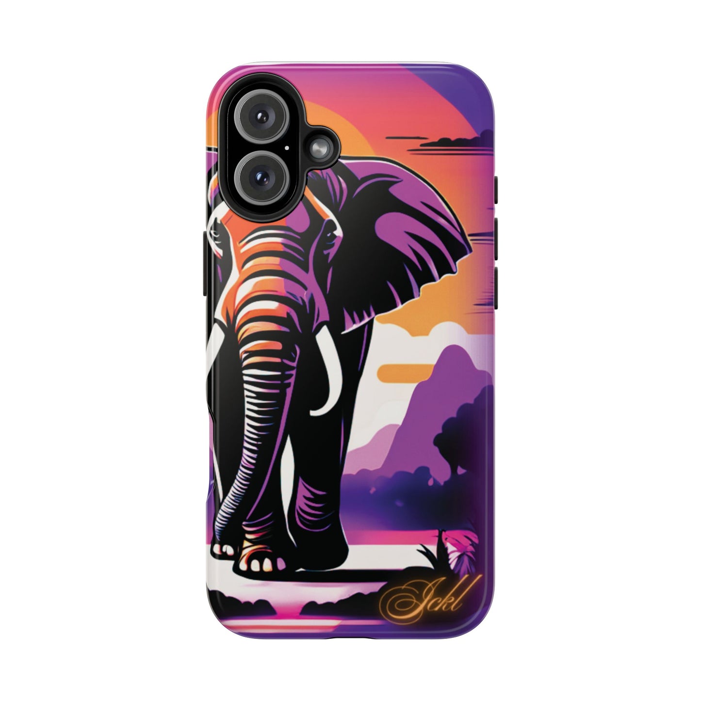 Phone Case - Sunset Elephant Grace and Love Design