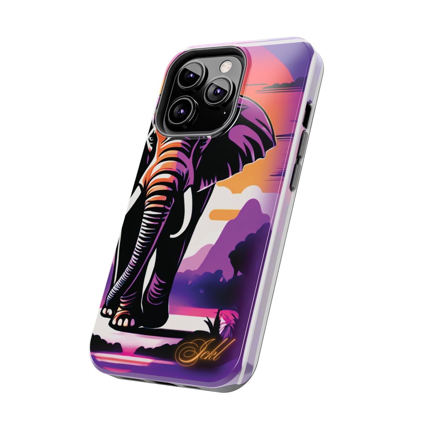 Phone Case - Sunset Elephant Grace and Love Design