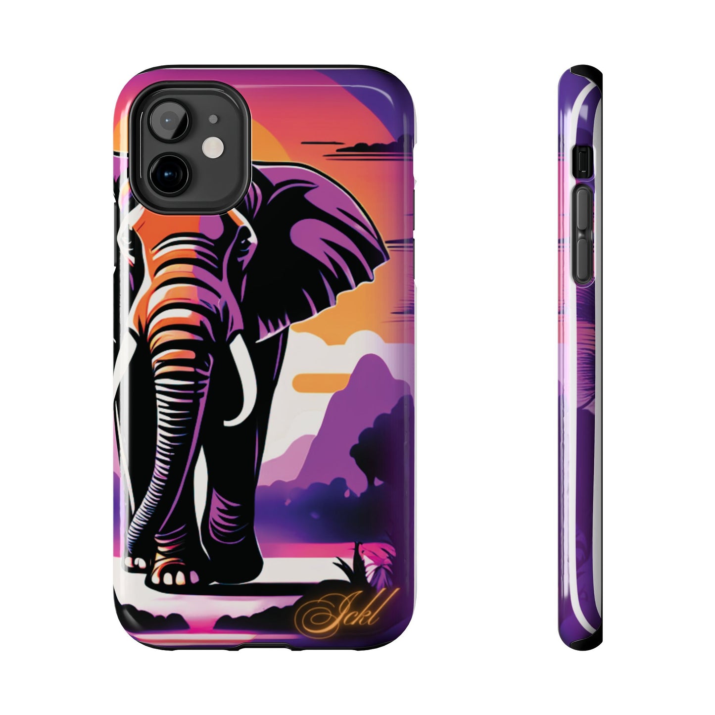 Phone Case - Sunset Elephant Grace and Love Design