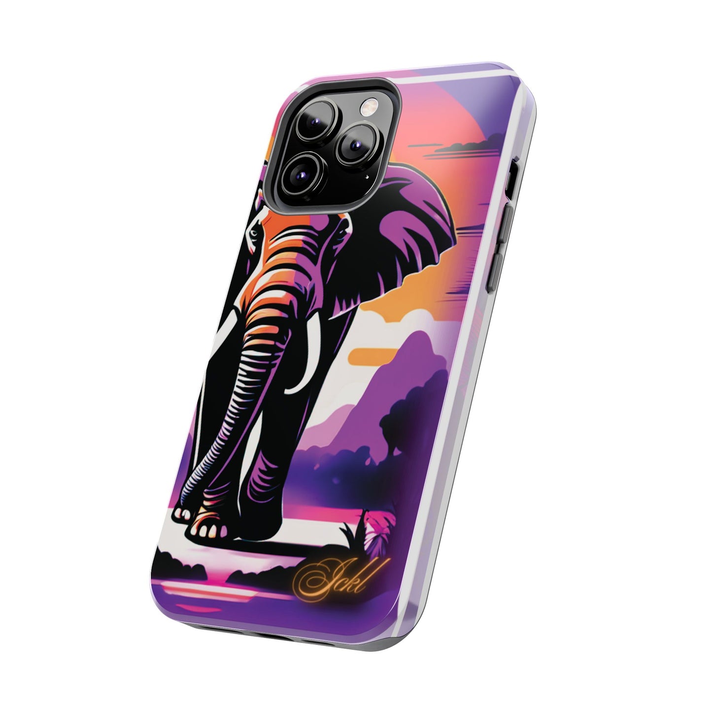 Phone Case - Sunset Elephant Grace and Love Design