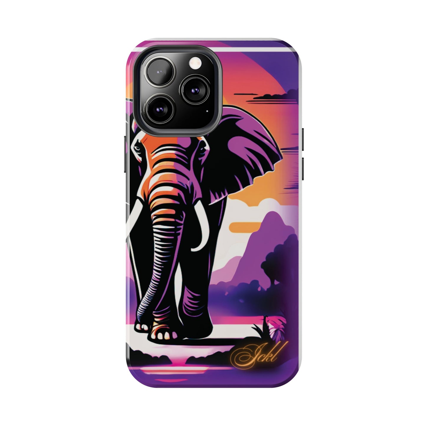 Phone Case - Sunset Elephant Grace and Love Design