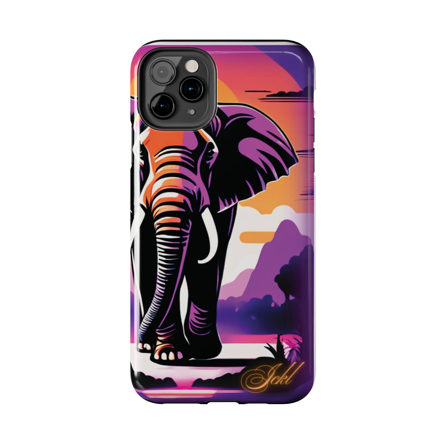 Phone Case - Sunset Elephant Grace and Love Design