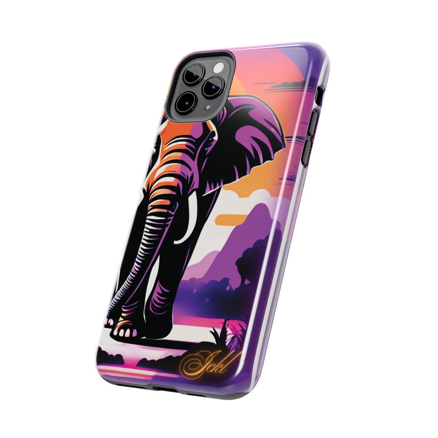 Phone Case - Sunset Elephant Grace and Love Design