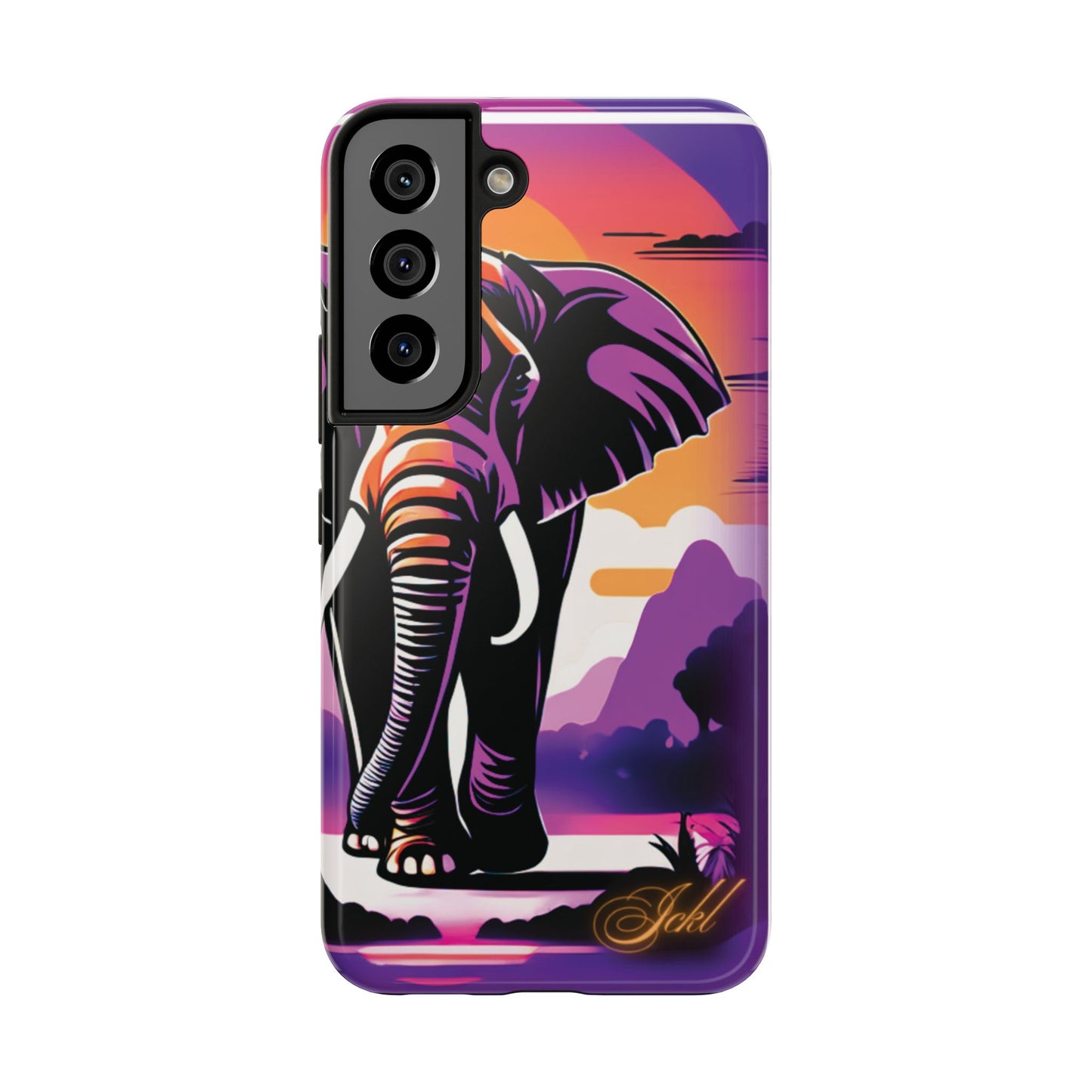 Phone Case - Sunset Elephant Grace and Love Design