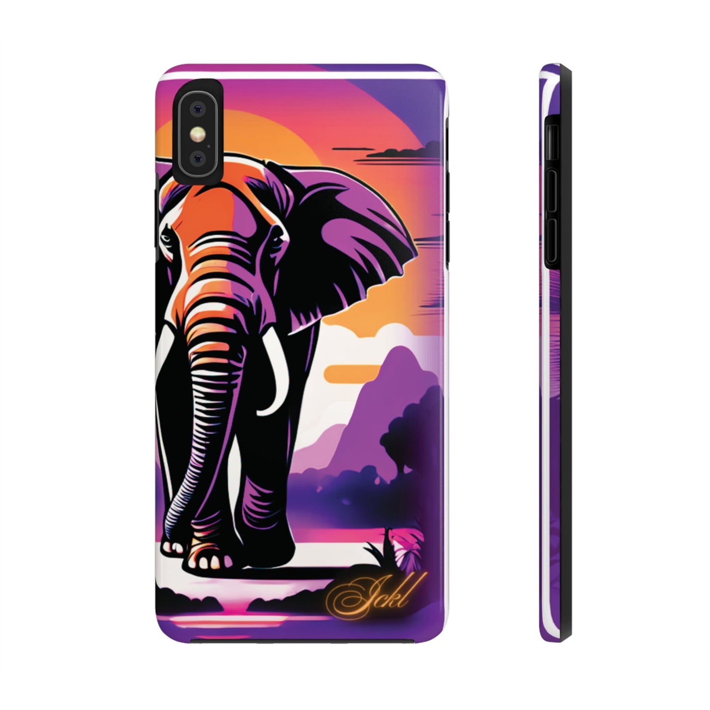 Phone Case - Sunset Elephant Grace and Love Design