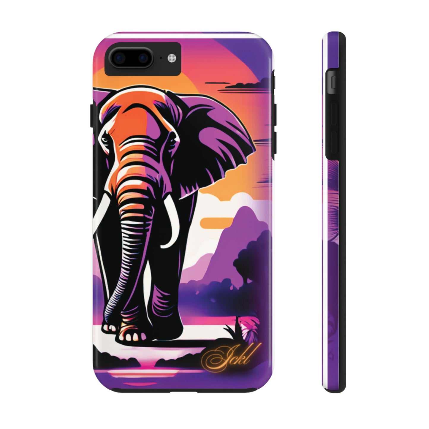 Phone Case - Sunset Elephant Grace and Love Design