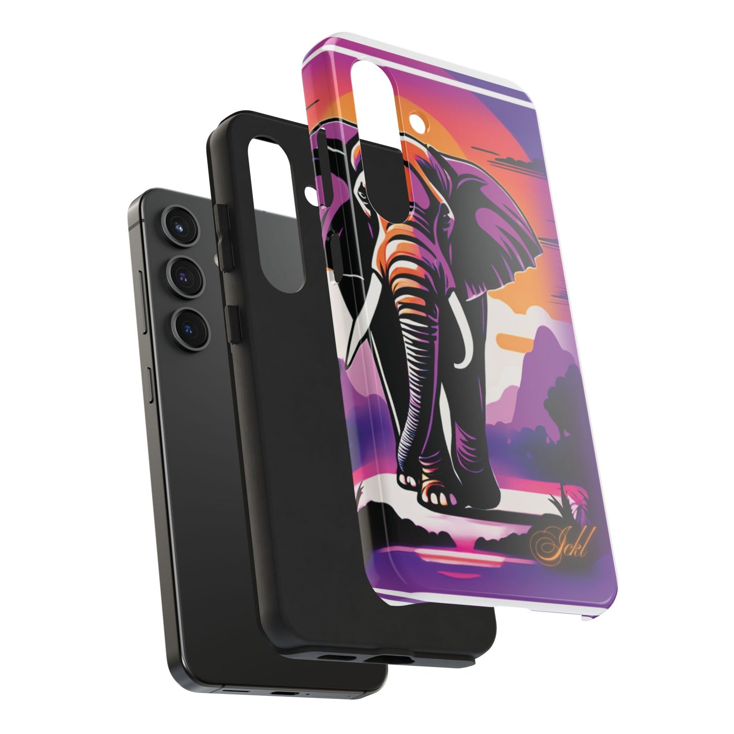 Phone Case - Sunset Elephant Grace and Love Design
