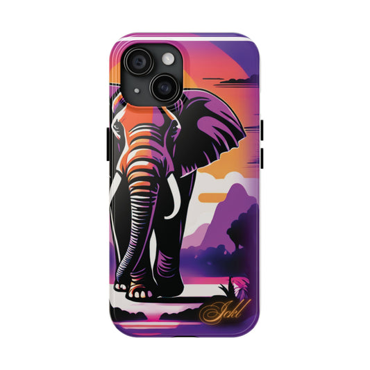Phone Case - Sunset Elephant Grace and Love Design