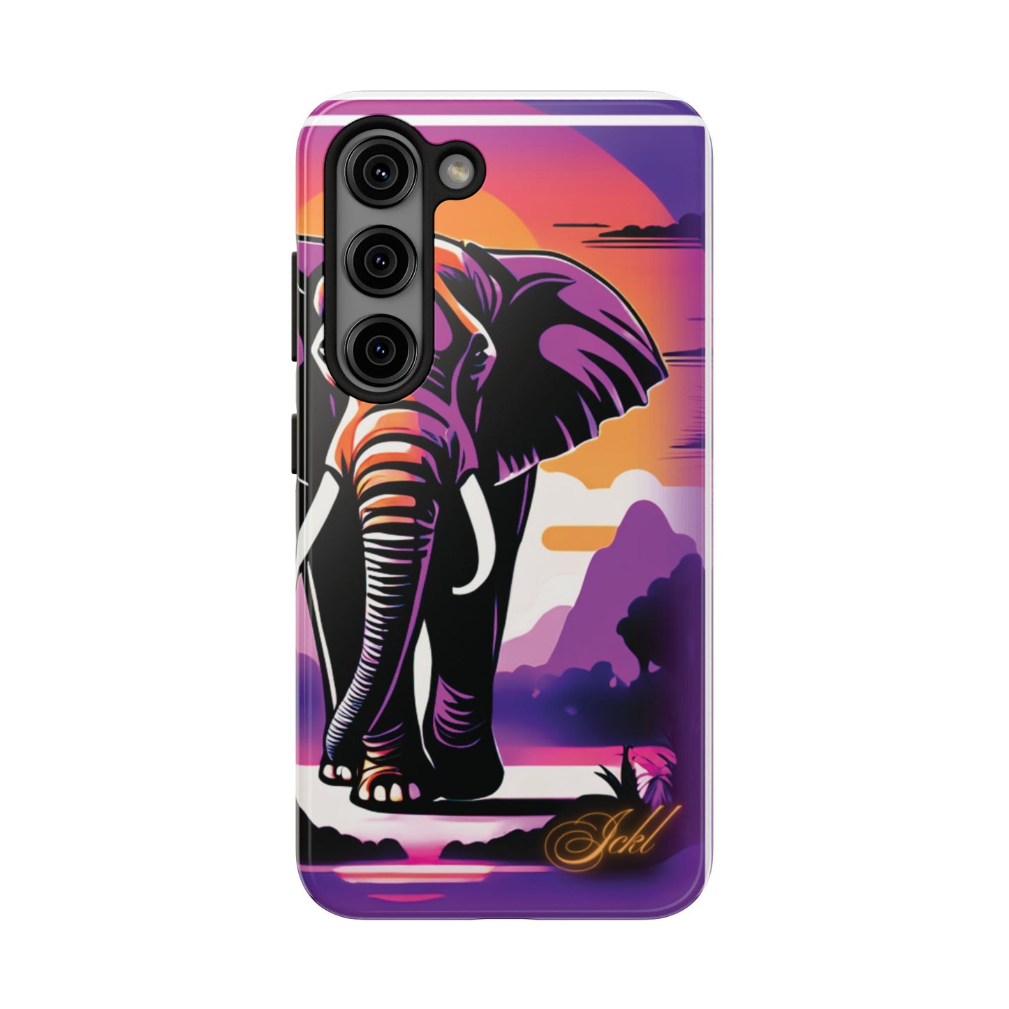 Phone Case - Sunset Elephant Grace and Love Design