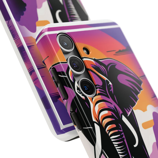 Phone Case - Sunset Elephant Grace and Love Design